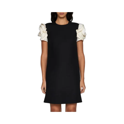 Dress With Ruffled Sleeves