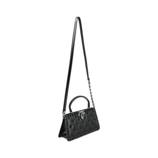Studded Top Handle Bag
