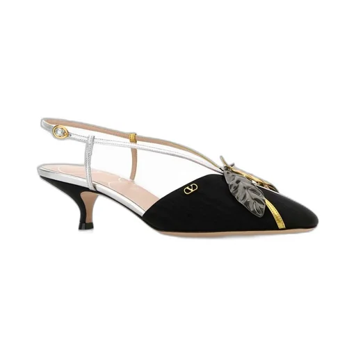 Slingback Kitten Heel Pumps