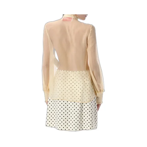 Ruffled Lace Trimmed Blouse