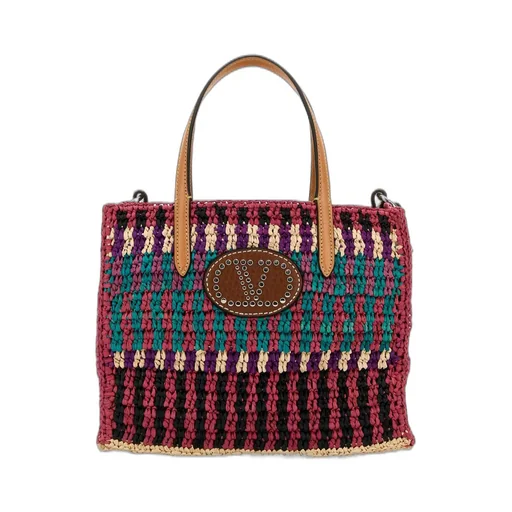 Valentino Garavani Vltn Raffia Tote Bag