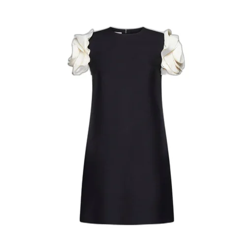 Dress With Ruffled Sleeves
