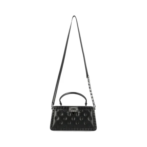 Studded Top Handle Bag