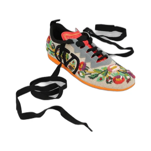 Sneakers With Floral Embroidery