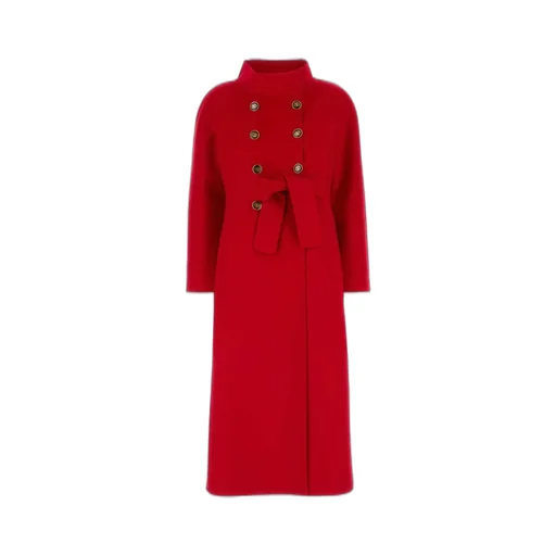 Double-Breasted Wool Coat