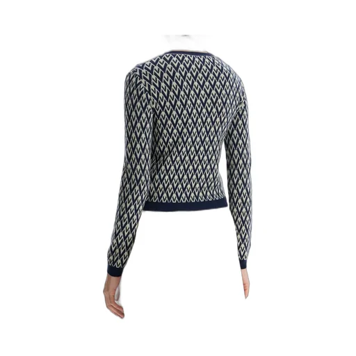 Jacquard Cardigan