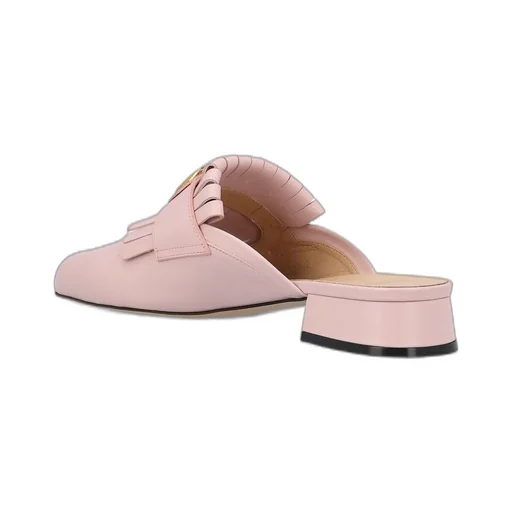 Mules With Fringes And Vlogo