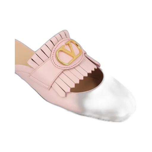 Mules With Fringes And Vlogo