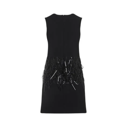 Sleeveless Mini Dress With Sequins