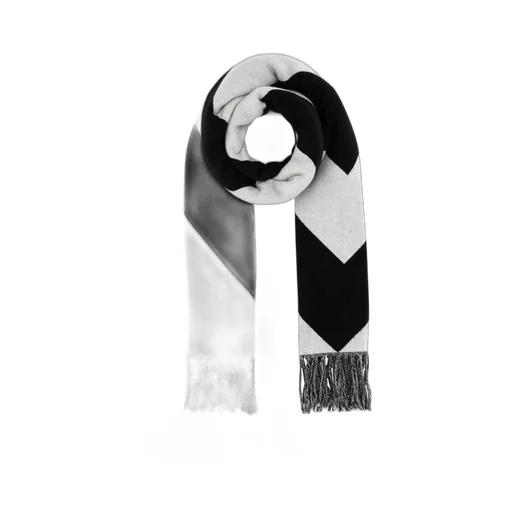 Scarf With Chevron Pattern