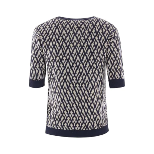 Jacquard Knit Sweater