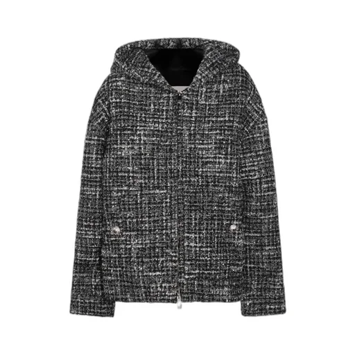 Tweed Hooded Jacket