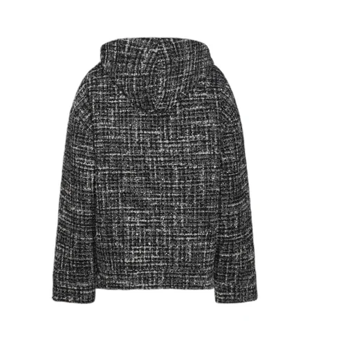 Tweed Hooded Jacket