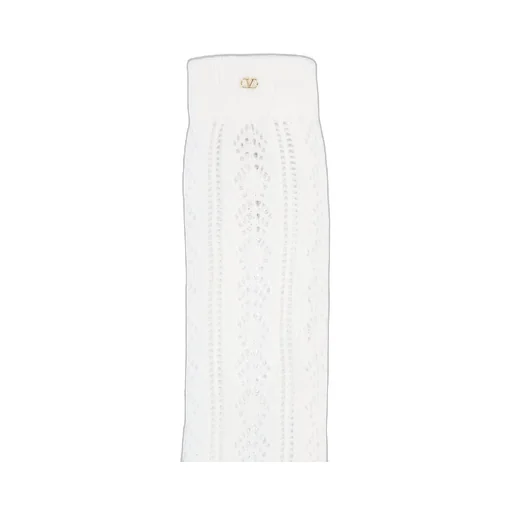 Knee-High Socks With Openwork Detail