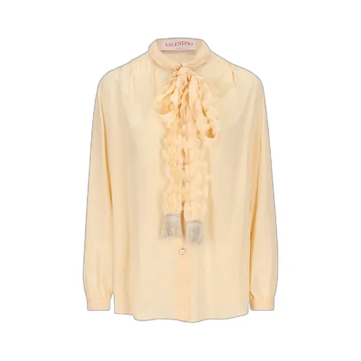 Ruffled Neck Blouse