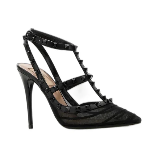 Rockstud Slingback Pumps