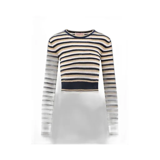 Striped Cropped Sweater