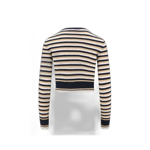 Striped Cropped Sweater