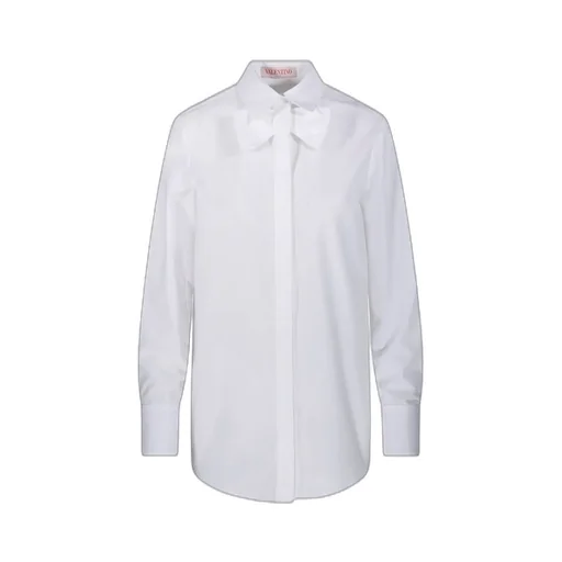 Poplin Shirt With Bow