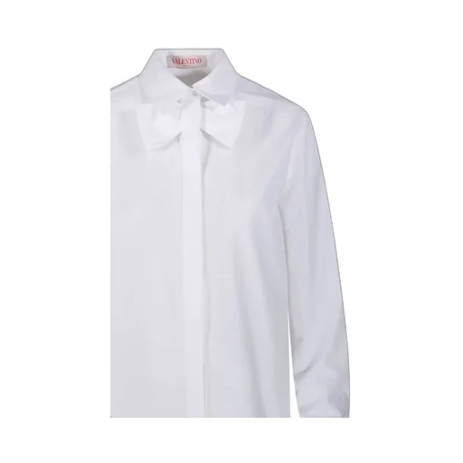 Poplin Shirt With Bow
