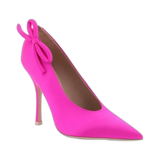 Bow-Embellished Pumps