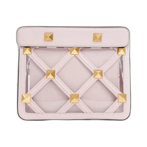 Studded Transparent Shoulder Bag