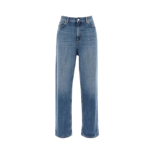 High-Waisted Wide-Leg Jeans