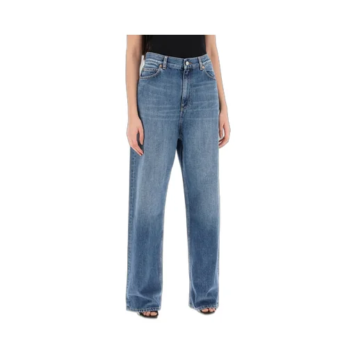 High-Waisted Wide-Leg Jeans