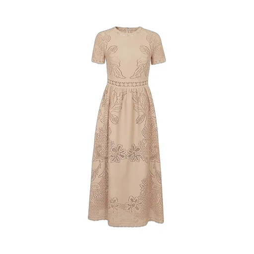 Floral Lace Midi Dress