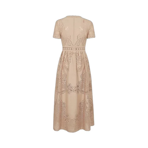 Floral Lace Midi Dress