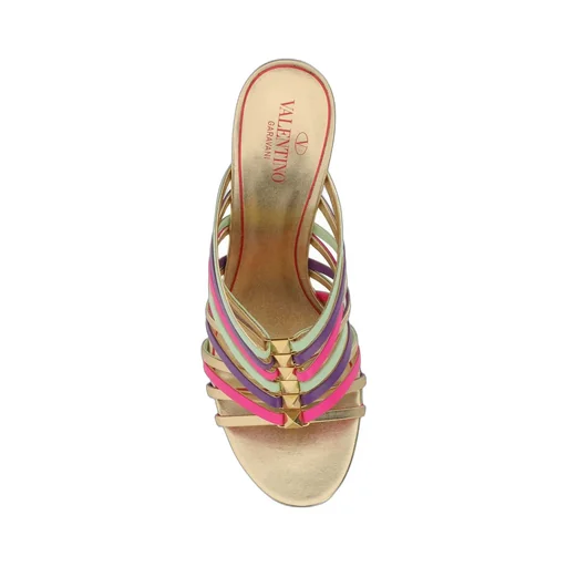 Strappy Heeled Mules