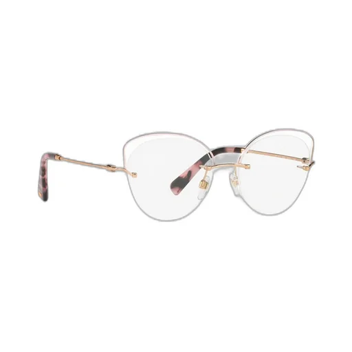 Cat-Eye Rimless Glasses