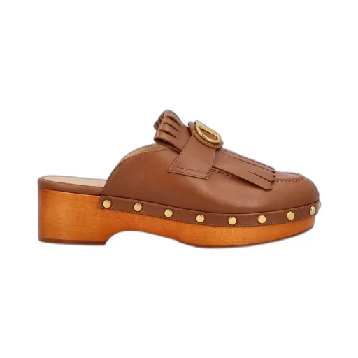 Clog With Fringe