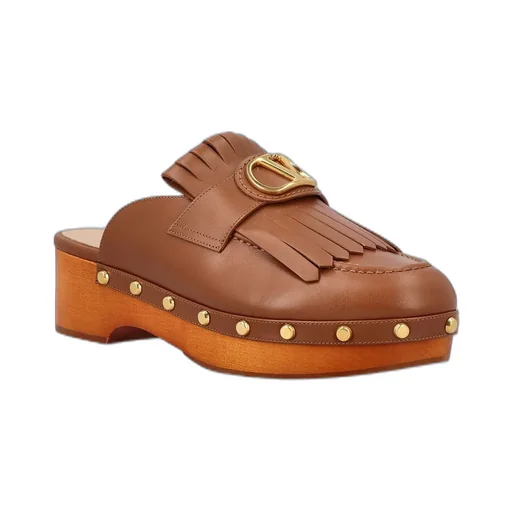 Clog With Fringe