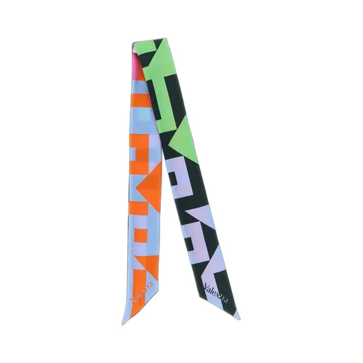 Printed Silk Twill Scarf