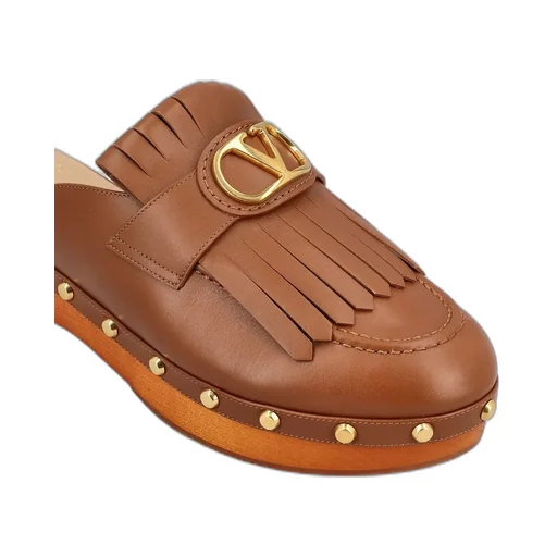Clog With Fringe