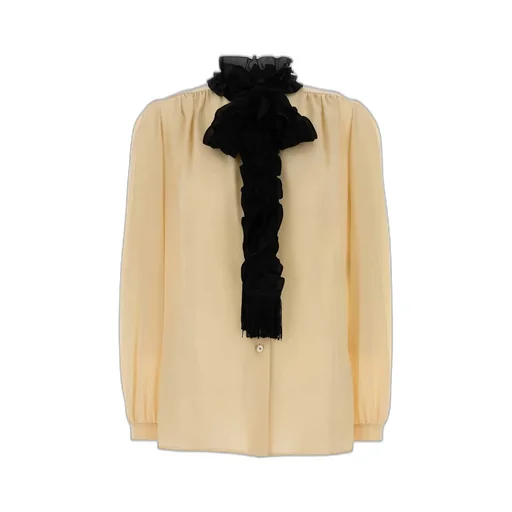 Ruffled Neck Blouse