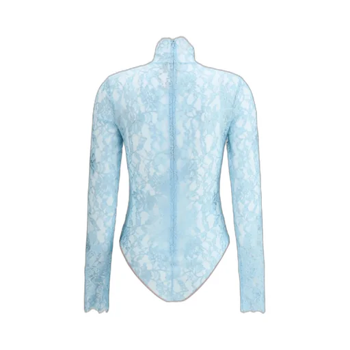 Lace Turtleneck Bodysuit