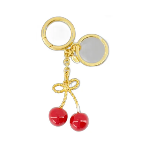 Cherry Charm Keychain