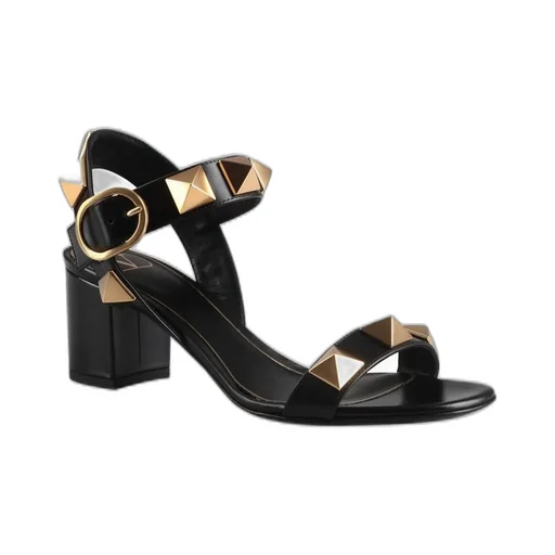 Studded Ankle Strap Sandals