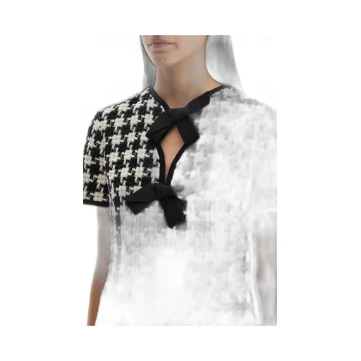 Houndstooth Mini Dress