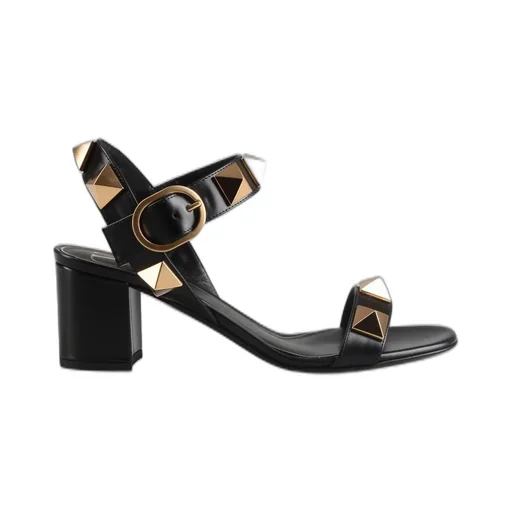 Studded Ankle Strap Sandals