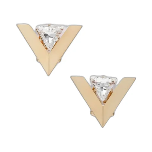 V Stud Earrings