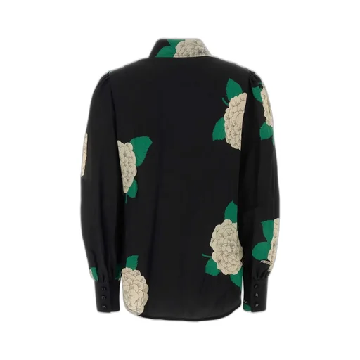 Floral Print Silk Shirt