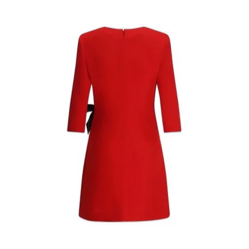 Wrap Dress With Bow Detail