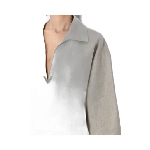 V-Neck Popover Shirt