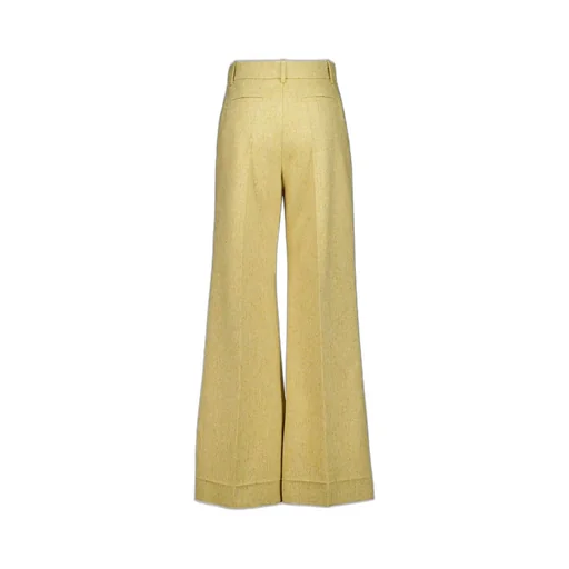 High-Waisted Wide-Leg Trousers