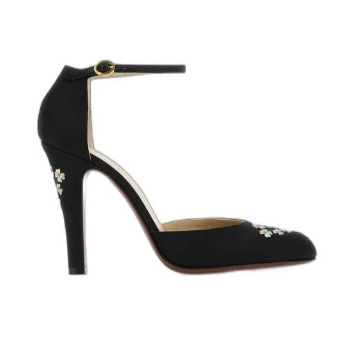 Platform Ankle Strap Pumps
