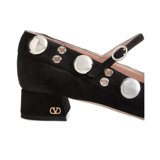 Mary Jane Flats With Embellishments