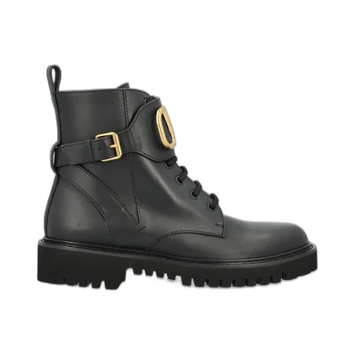 Lace-Up Combat Boots